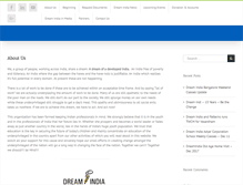 Tablet Screenshot of dreamindia2020.org